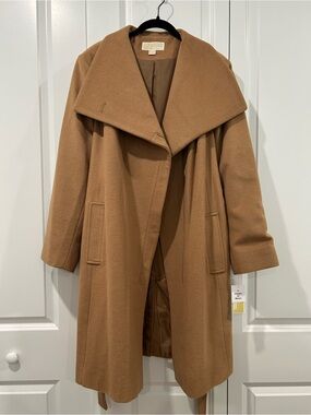 Michael Kors Camel Trench Coat with Tag